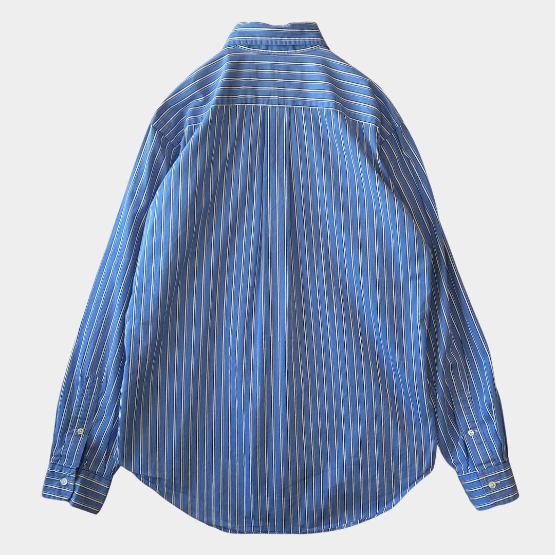 Ralph Lauren ラルフローレン "CLASSIC FIT"ストライプシャツ (M)/A8025SH-SO