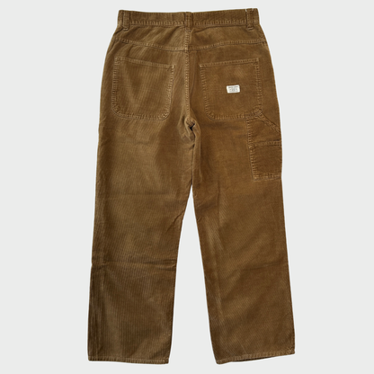 90-00's GAP コーデュロイ carpenter カーペンターパンツ ブラウン (32×32)/B4161P-SO
