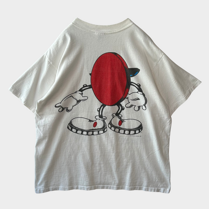 90's DELTA 7UP クール・スポット プリント Tシャツ 白 (XL)/B2146T-SO