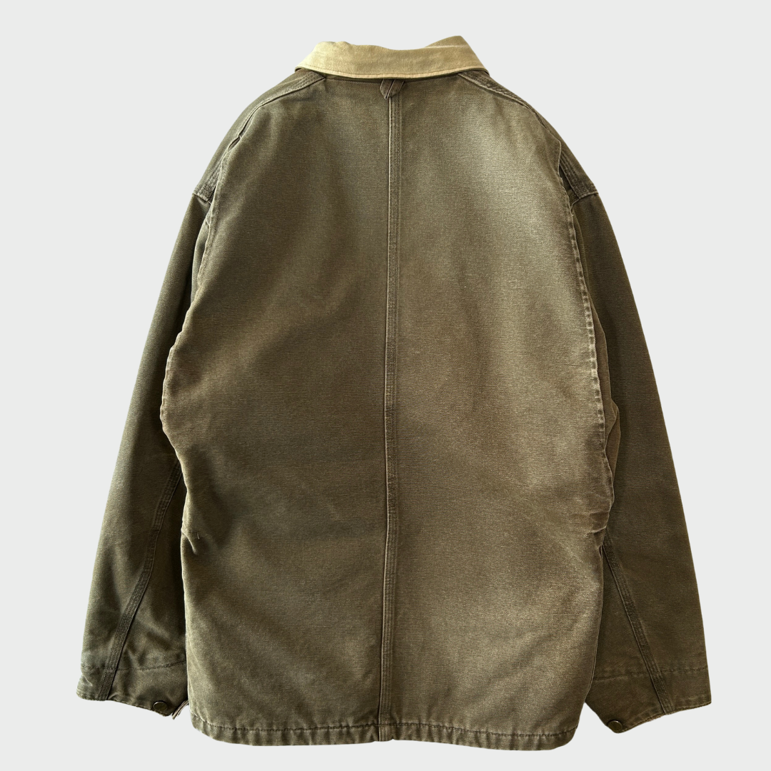 90's Carhartt カーハート チョアコート カバーオール ブラウン/A8779O-SO