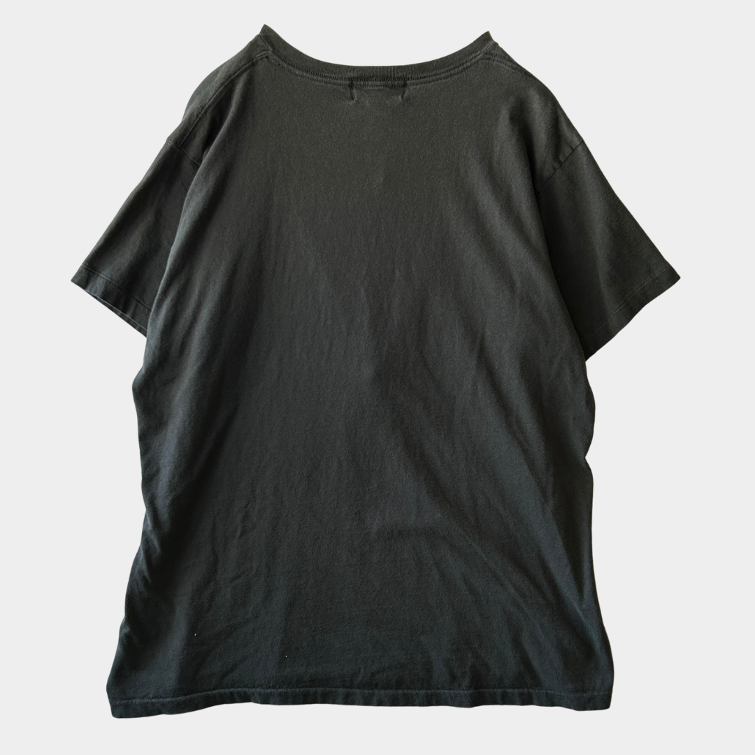 90's RRL Built For Quality & Endurance モーターサイクルTシャツ 三つ星タグ 黒 (XL)/C0879T-SO
