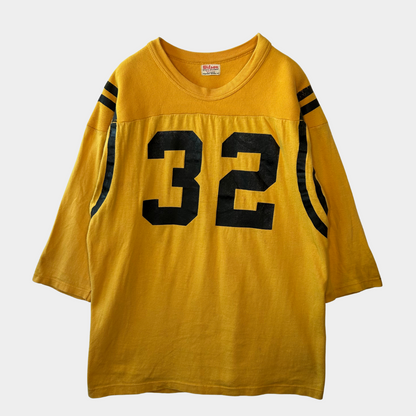 60's Wilson フットボールTシャツ ナンバリング 黄色/A4052T-SO