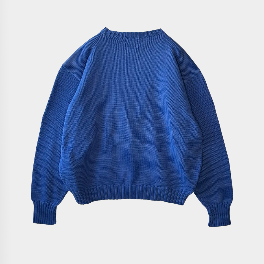 Polo Ralph Lauren ラルフローレン コットンニット 薄青(XL)/B1125K-SO Polo Ralph Lauren ラルフローレン コットンニット 薄青(XL)/B1125K-SO