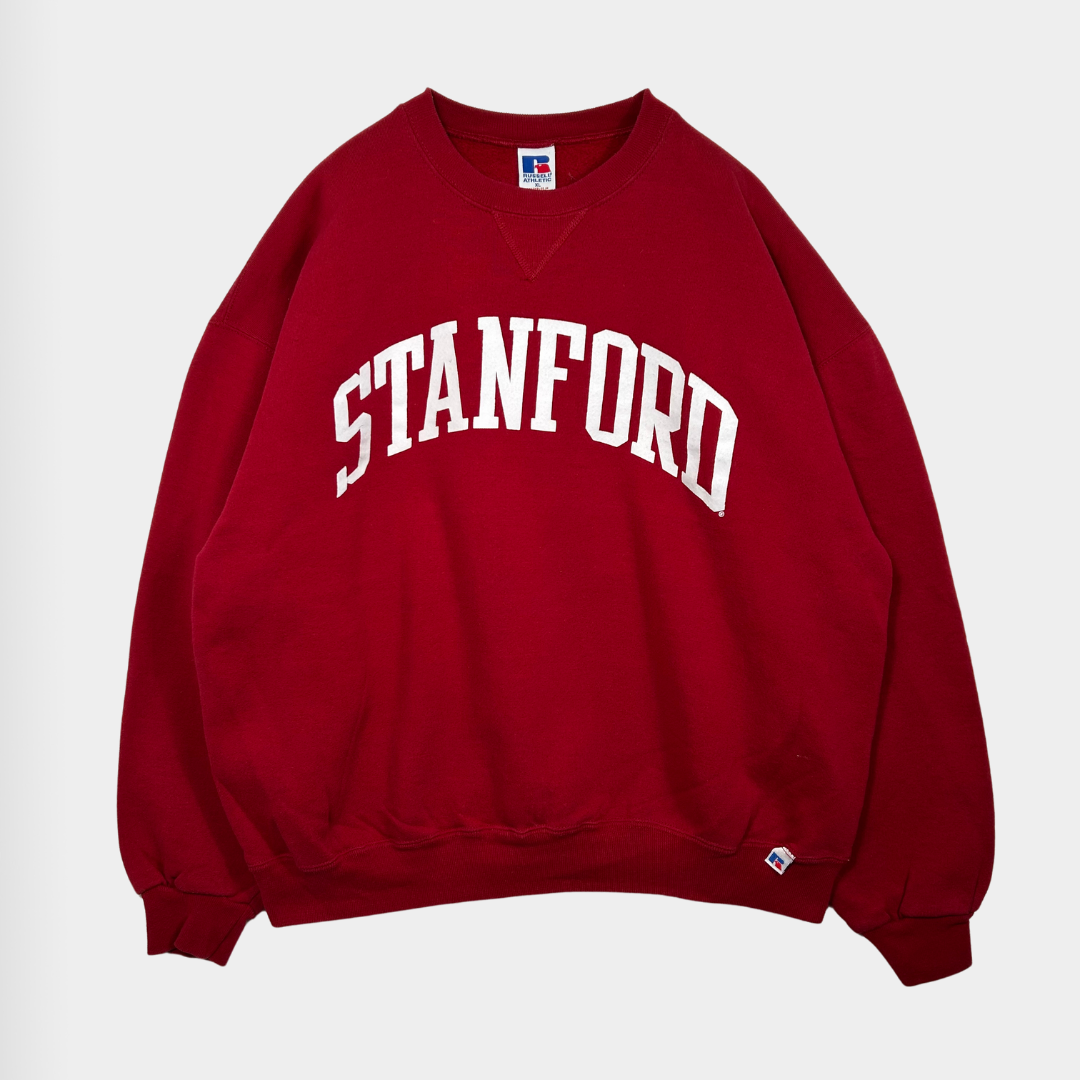 Russell Athletic ラッセル STANFORD カレッジスウェット バーガンディー(XL)/A5248SW-OS