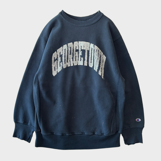 90's Champion Reverse Weave リバースウィーブ GEORGE TOWN 紺(XL)/A2674R-SO