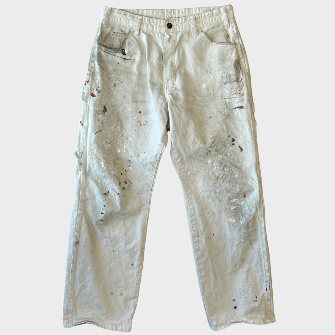 Dickies ディッキーズ ペインターパンツ 白 ホワイト (W33/L30) /C0125P-SO