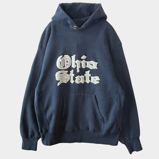 80's Champion Reverse Weave リバースウィーブ OHIO STATE スウェットフーディー 旧ハトメ (XL)/C0269R-SO