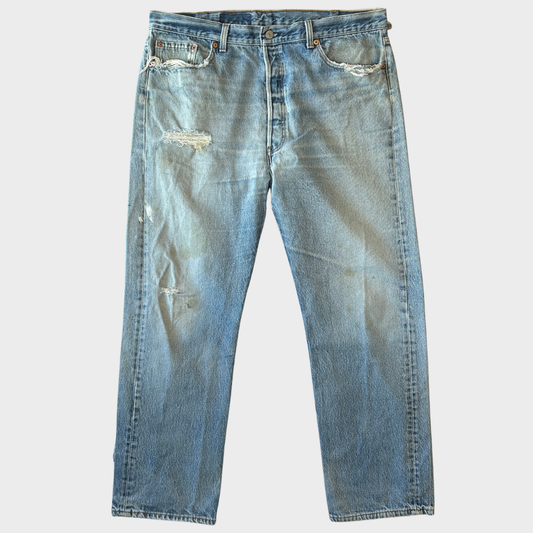90's Levi's リーバイス 501 denim ダメージデニムパンツ (W40/L30) /C0002P-SO