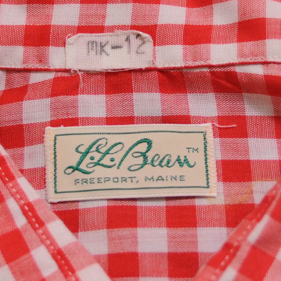 70's L.L.Bean チェックシャツ  (不明)/A3649SH-S