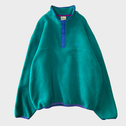 90's L.L.Bean スナップTタイプ フリースプルオーバー (サイズ不明)/B1438F-SO
