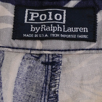 Polo by Ralph Lauren アロハハーフパンツ 紺 (38)/3910P-SO