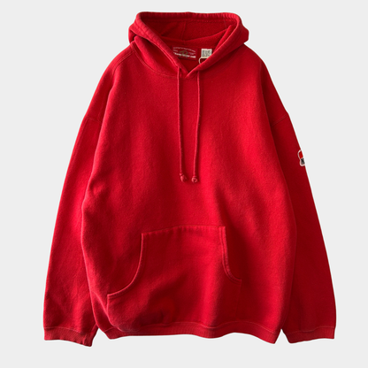 90's Marlboro マルボロ ロゴパッチ スウェットフーディー レッド(XL)/C1469S-SO
