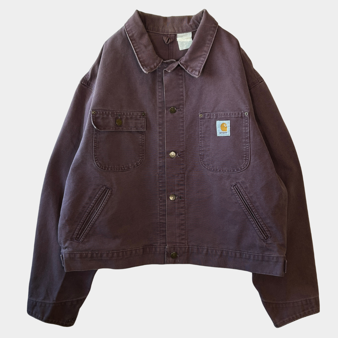 90's Carhartt カーハート チョアジャケット Southwest Collection JU1057 カバーオール /A9812J-SO