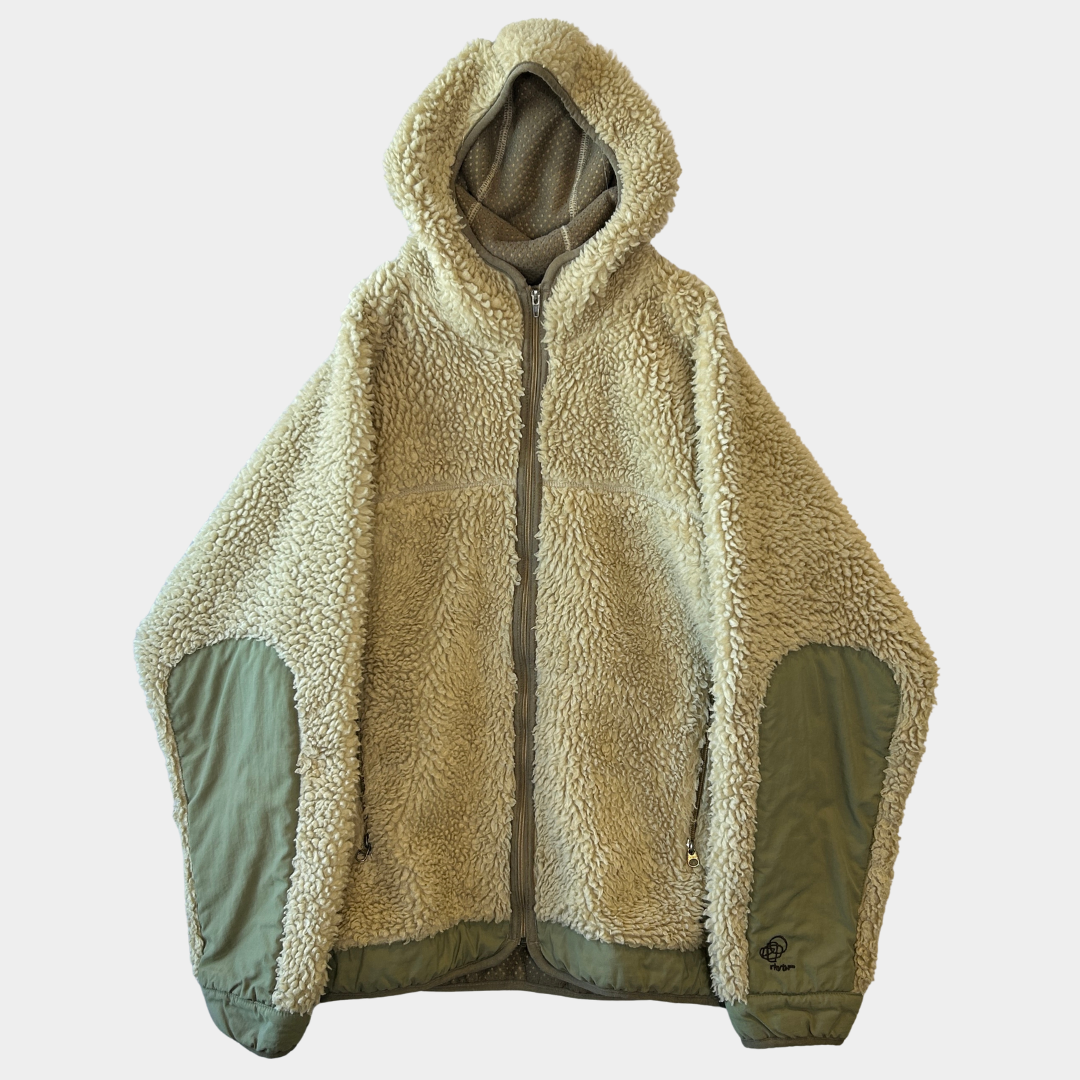 00's Patagonia パタゴニア Rhythm Hoodie リズムフーディー フリース レトロカーキ (S)/A9208J-SO