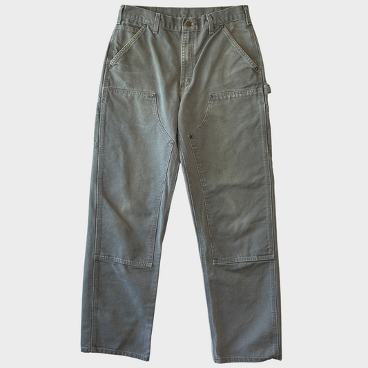 00's Carhartt ダブルニー ワークパンツ B136GVL (32×34)/A7350P-SO
