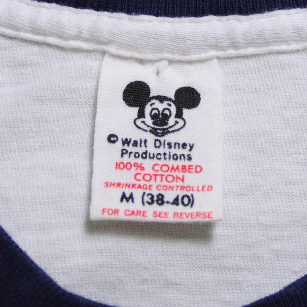 80's Mickey Mouse ringer Tシャツ (M)/A2792T-S