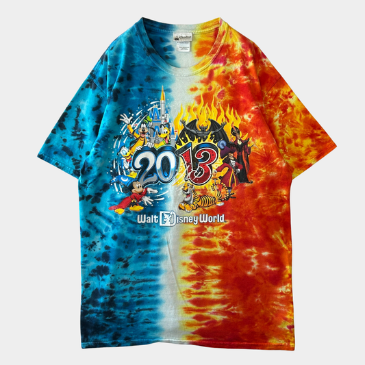Disney Parks 2013ディズニーワールド タイダイTシャツ ファンタジア ヴィランズ (L)/C0895T-SO