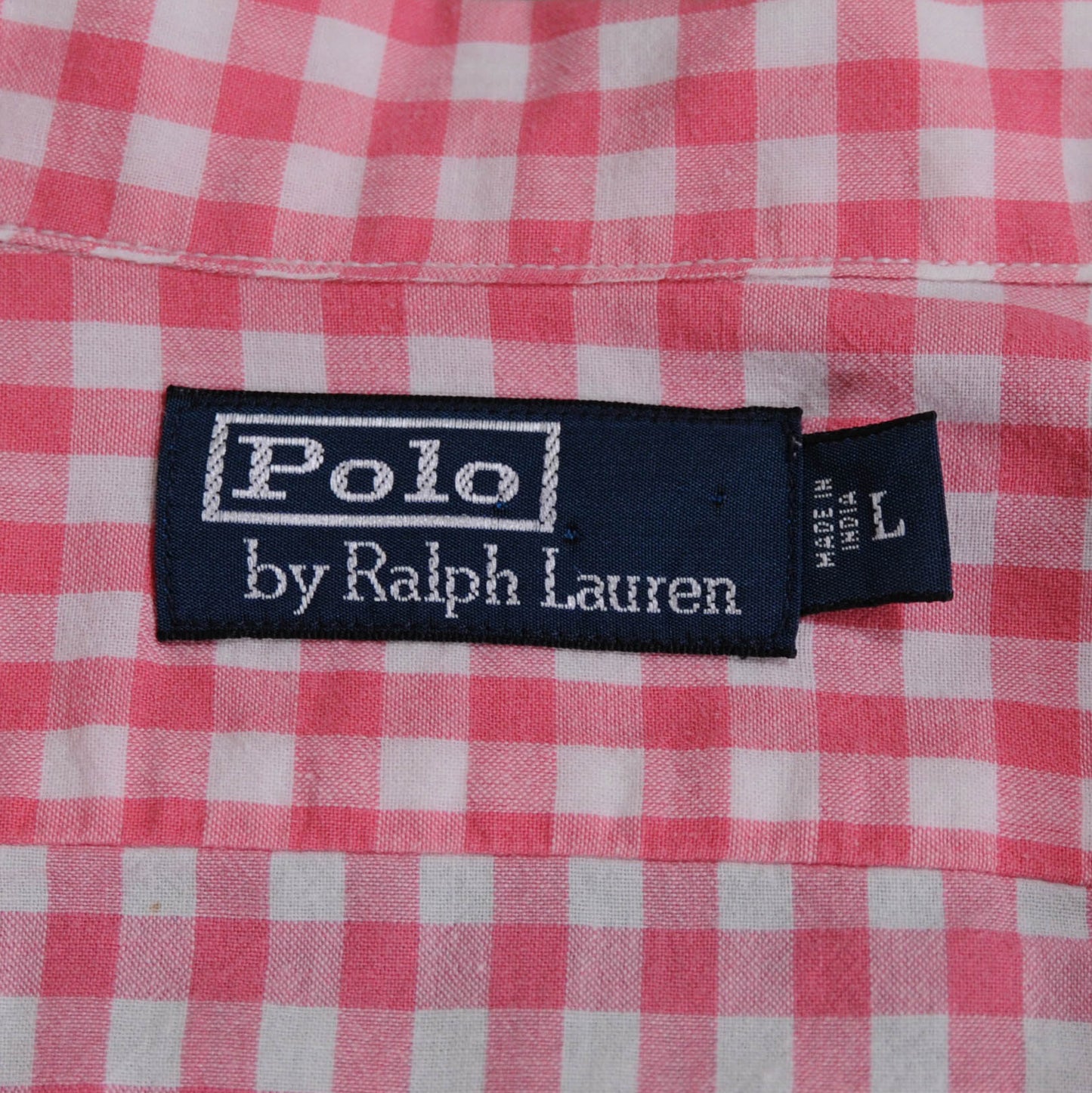 90's Polo by Ralph Lauren イタリアンカラー チェックシャツ (L)/A3746SH-O