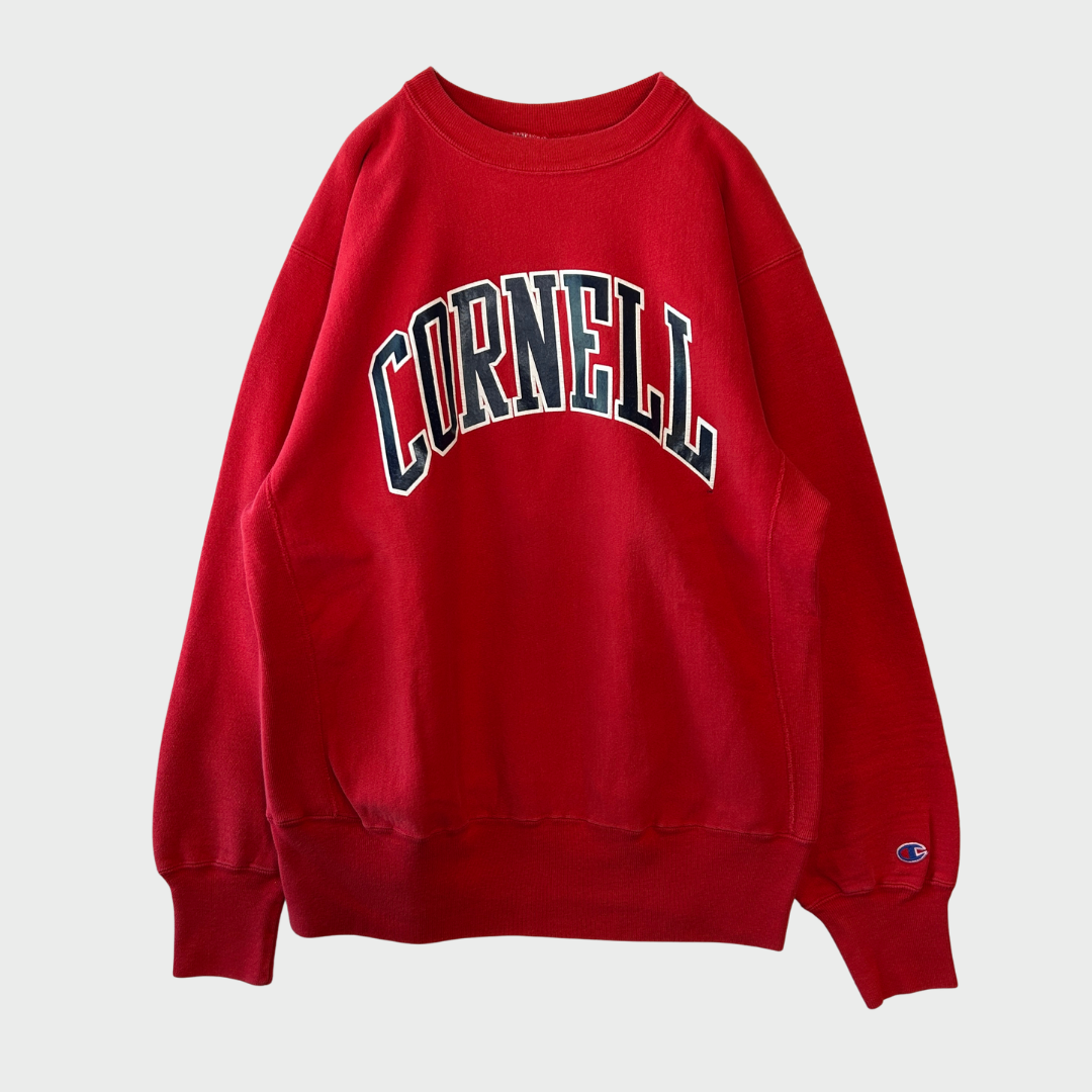 90's  Campion  Reverse Weave リバースウィーブ CORNELL 赤 XL /A7666S-SO