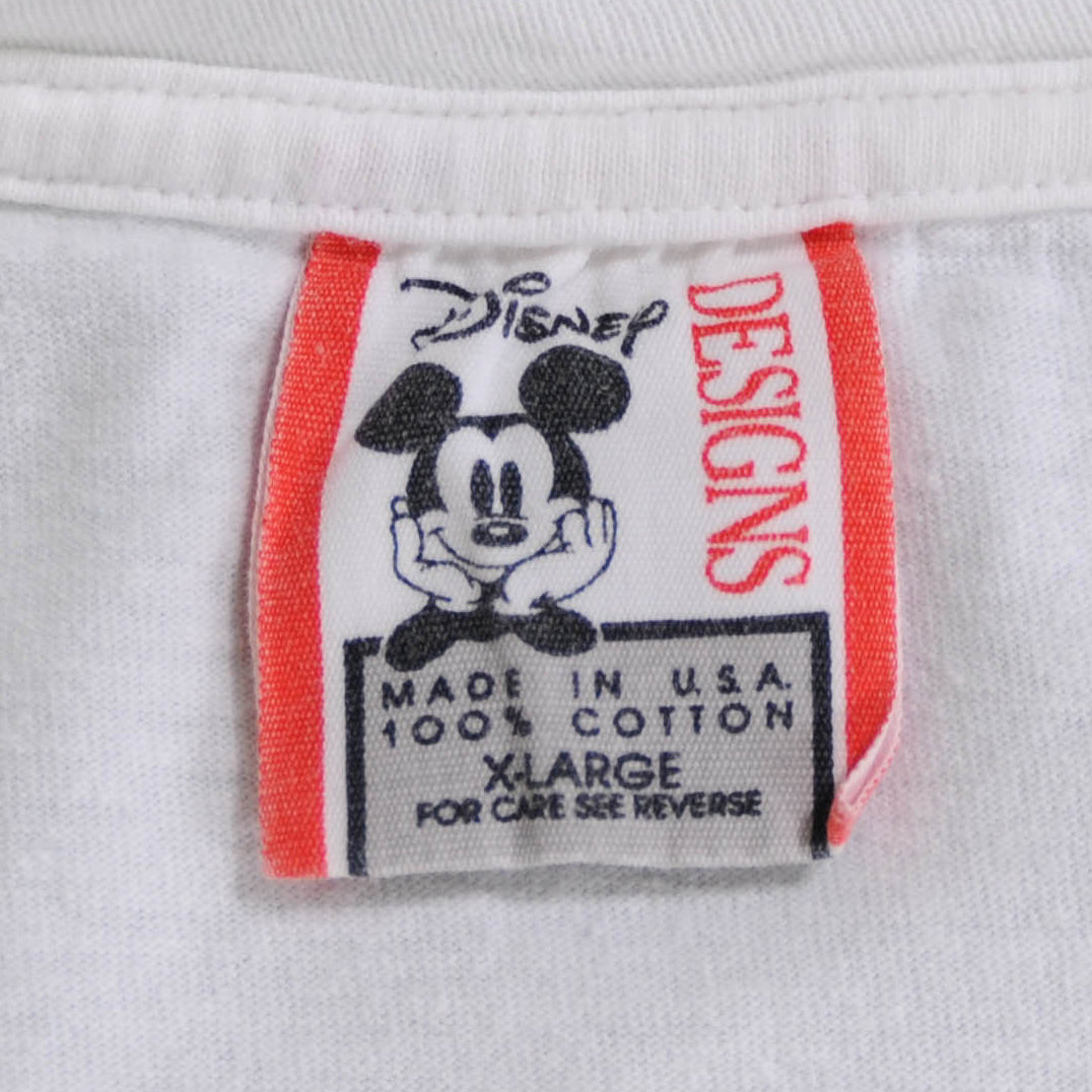 90's WALT DISNEY WORLD シンデレラ城 Tシャツ 白 (XL)/A4251T-SO