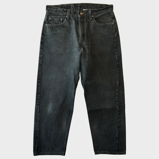90's Levi's 565 Loose Fit Wide Leg デニムパンツ 黒 (33×30)/B2634P-SO