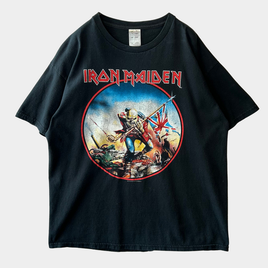 00's IRON MAIDEN アイアンメイデン"The Trooper"明日なき戦い Tシャツ 黒(XL)/A7247T-SO