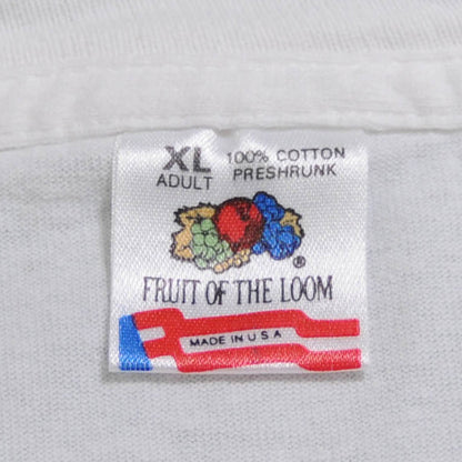 90's FRUIT OF THE LOOM リトルラスカルズ　子犬のピートTシャツ 白 (XL)/A3531T-SO