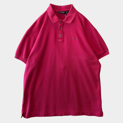 90's Patagonia パタゴニア 鹿の子ポロシャツ コットン ピンク(M)/C0924T-SO