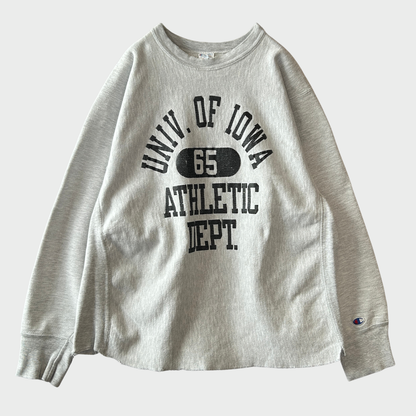 80's Champion Reverse Weave リバースウィーブ 4段プリント カレッジスウェット カットオフ (XXL)/C0664R-SO