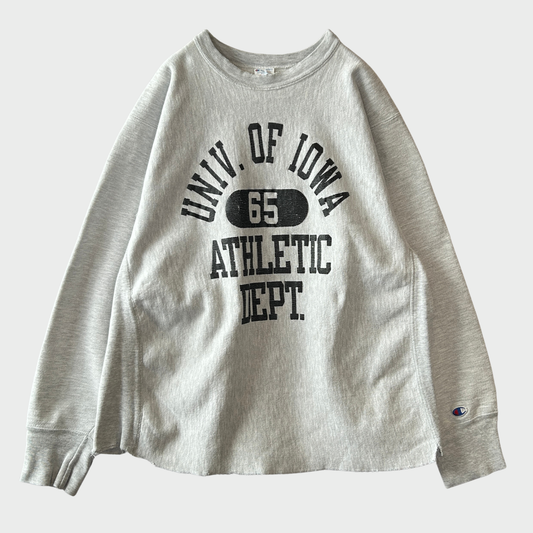 80's Champion Reverse Weave リバースウィーブ 4段プリント カレッジスウェット カットオフ (XXL)/C0664R-SO