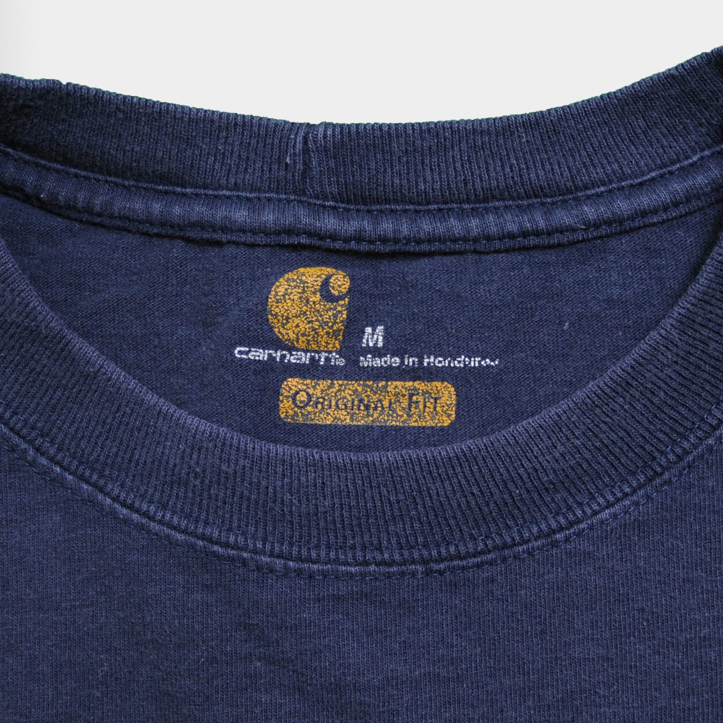 Carhartt ポケットTシャツ　Original Fit 紺(M)/A3453T-S