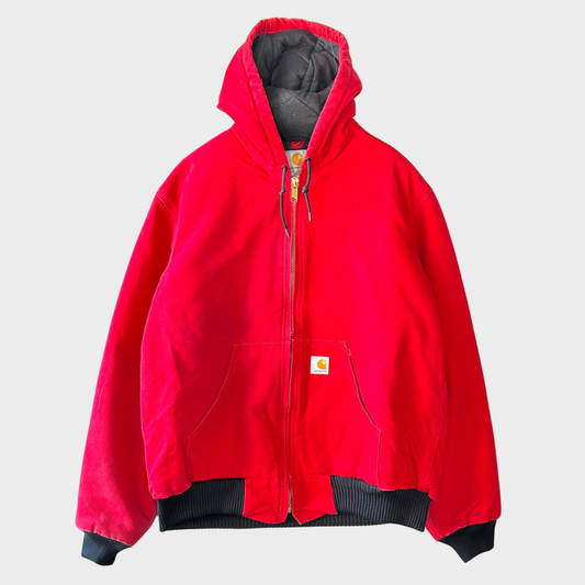 00's Carhartt カーハート アクティブジャケット USA製 赤 (M)/B0017J-SO