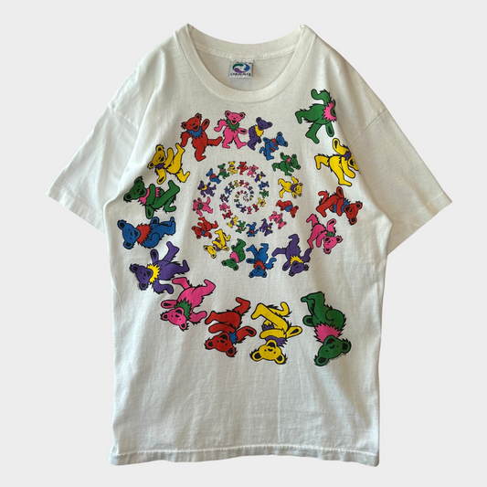 90's  LIQUID BLUE GRATEFUL DEAD ダンシングベアー 白 XL /A2693T-SO