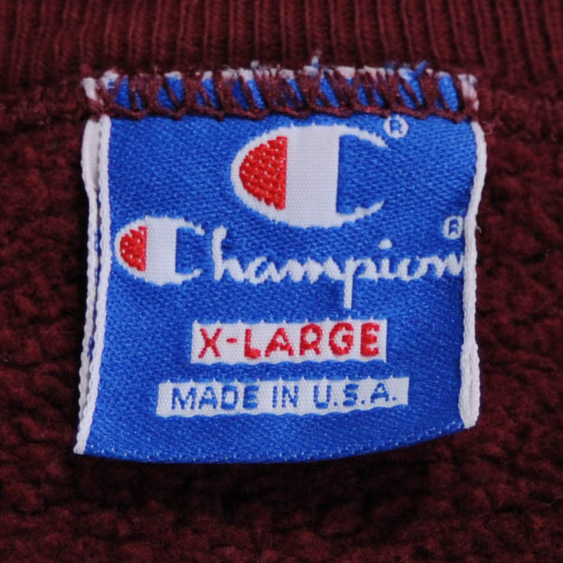 90's champion "UNIVERSITY MASSACHUSETTS" スウェット (XL)/A2628S-SO