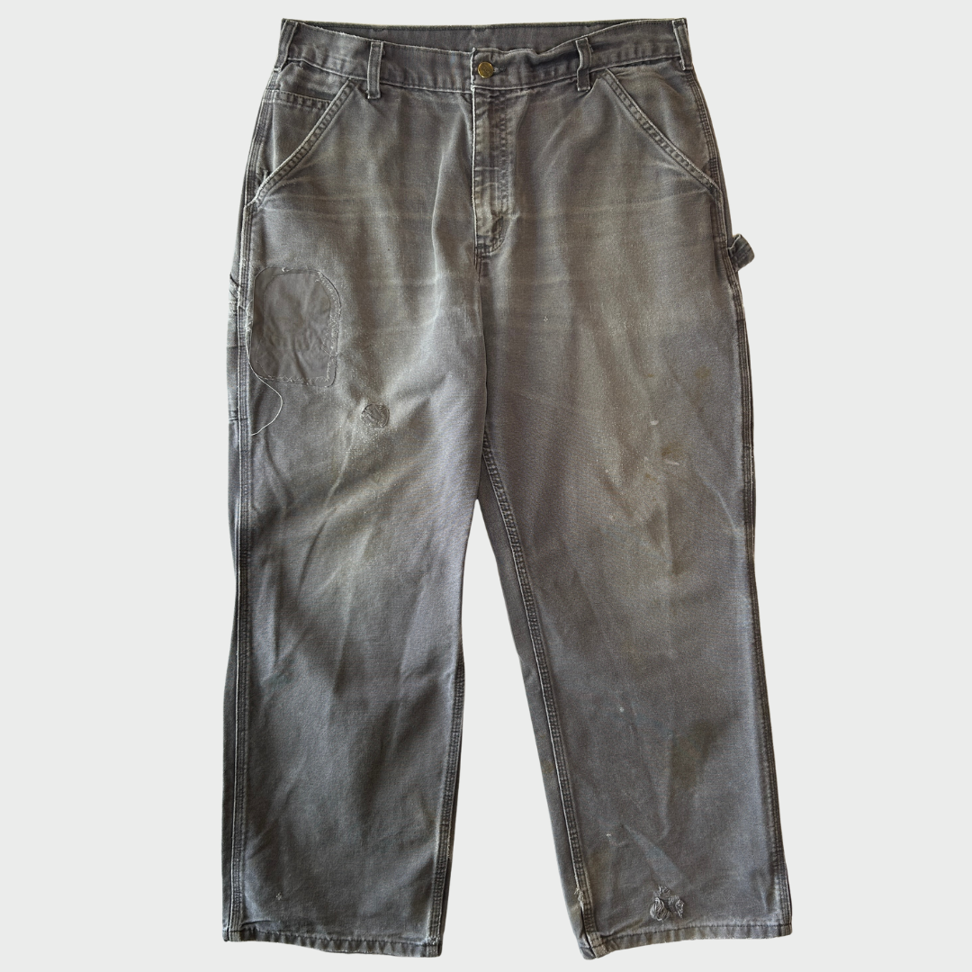 カーハート（Carhartt）　ペインターパンツ　グレー Carhartt カーハート ダックペインターパンツ B11 PTB グレー (35×30