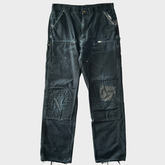 00's carhartt カーハート ダブルニー ブラック (38×36)/A8431P-SO