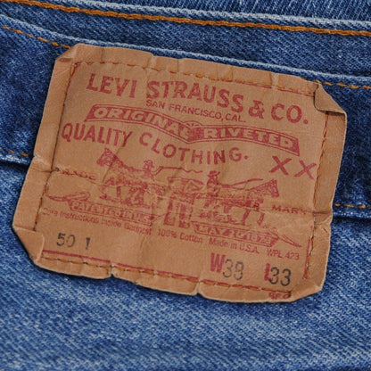 80's Levi's 501 USA 青(W38L33)/A3602P-S