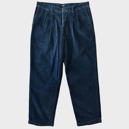 90's DOCKERS KHAKIS ２タック コーデュロイパンツ ネイビー (36×31)/B3365P-SO