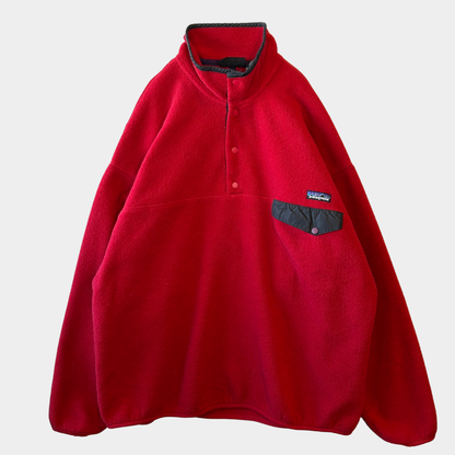 00's Patagonia パタゴニア スナップT フリースプルオーバー (XXL)/A9845F-SO