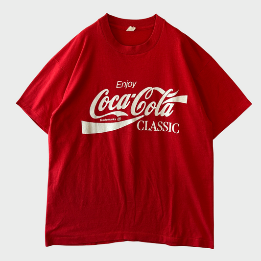 90's  SREEN STARS コカコーラ ロゴプリントTシャツ  赤  XL /B2719T-SO