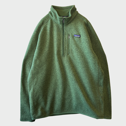 SP17 Patagonia パタゴニア ベターセーター 1/4ジップ 緑 (XL)/A5037F-SO