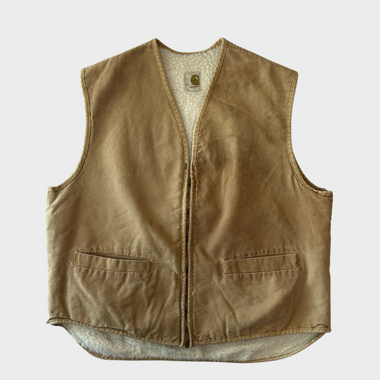 70's Carhartt boa vest ボア ハンティング ベスト (XL)/A8175V-SO