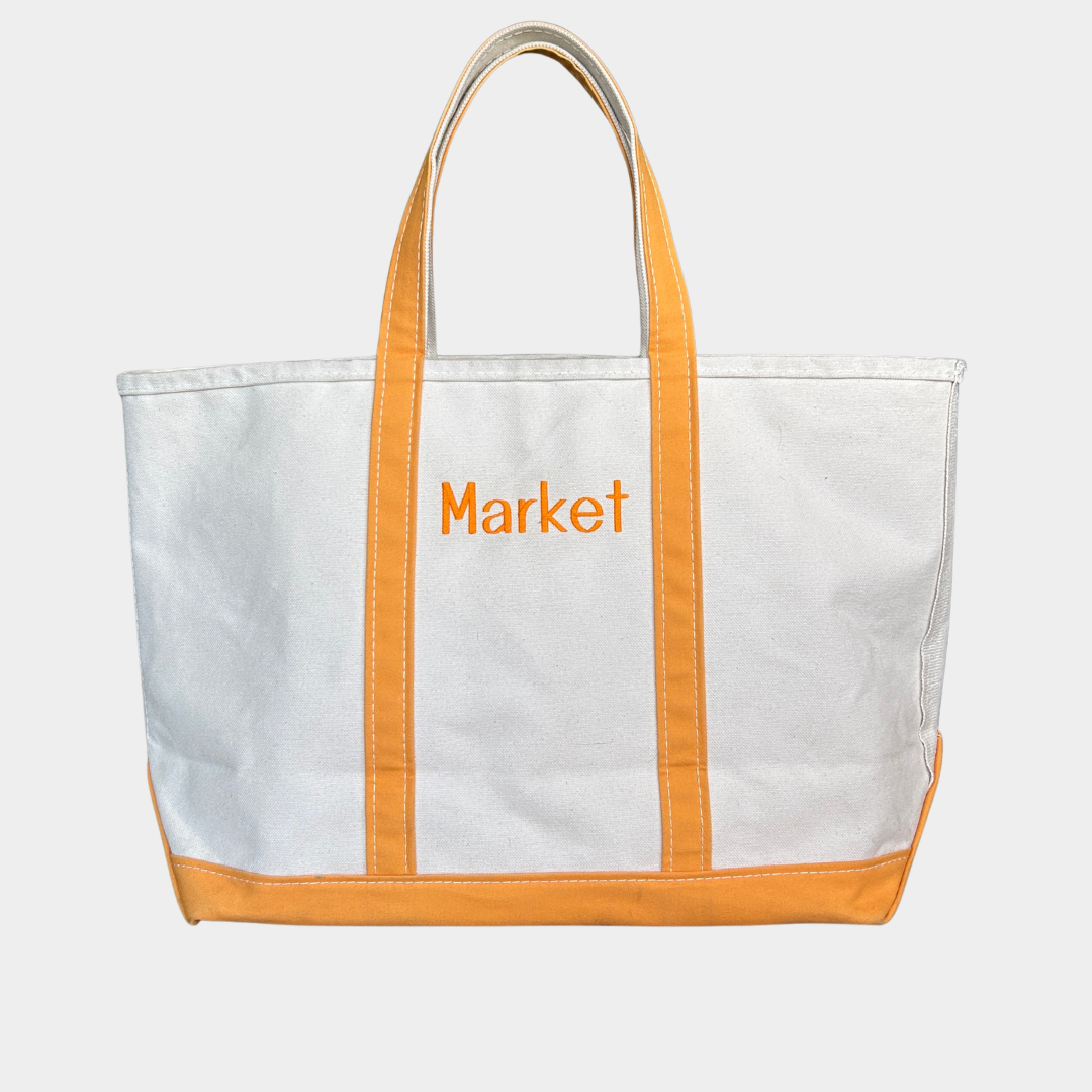 L.L.Bean エルエルビーン Boat&Tote キャンバストートバッグ 刺繍有り オレンジ/A9773AC-SO