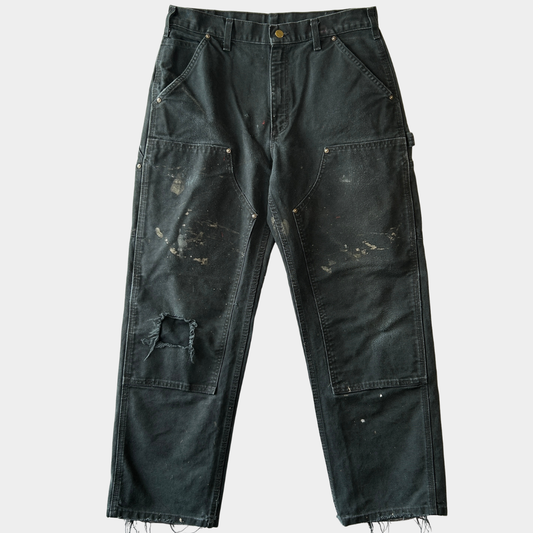 Carhartt カーハート ダブルニーワークパンツ B136 BLK (33×30)/C0929P-SO