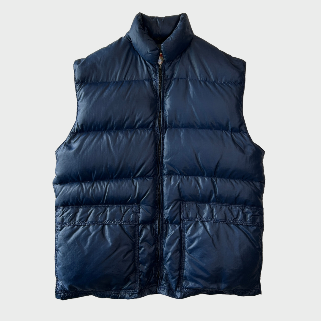 70's Frostline Kits Down Vest フロストライン・キット グースダウンベスト ダークネイビー (L)/B4215V-SO