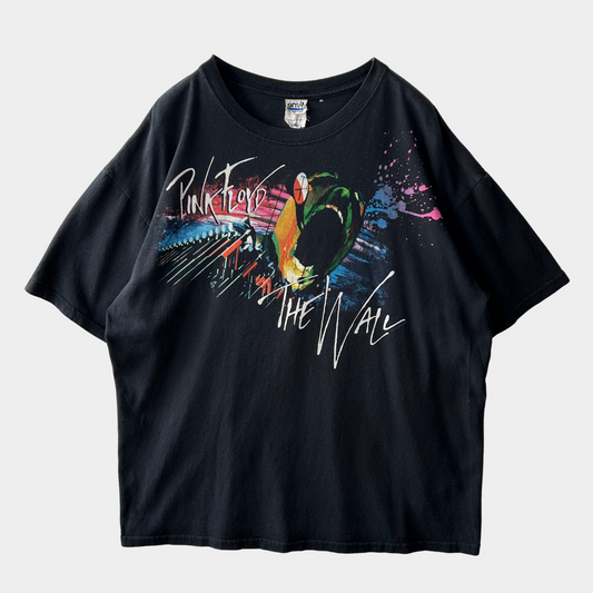 00's anvil PINK FLOYD ピンクフロイド"THE WALL" Tシャツ 黒(XL)A6488T-SO