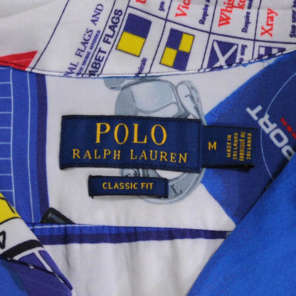 POLO RALPH LAUREN S/S レーヨンアロハシャツ アクセサリー柄 青(M)/A3728SH-SO