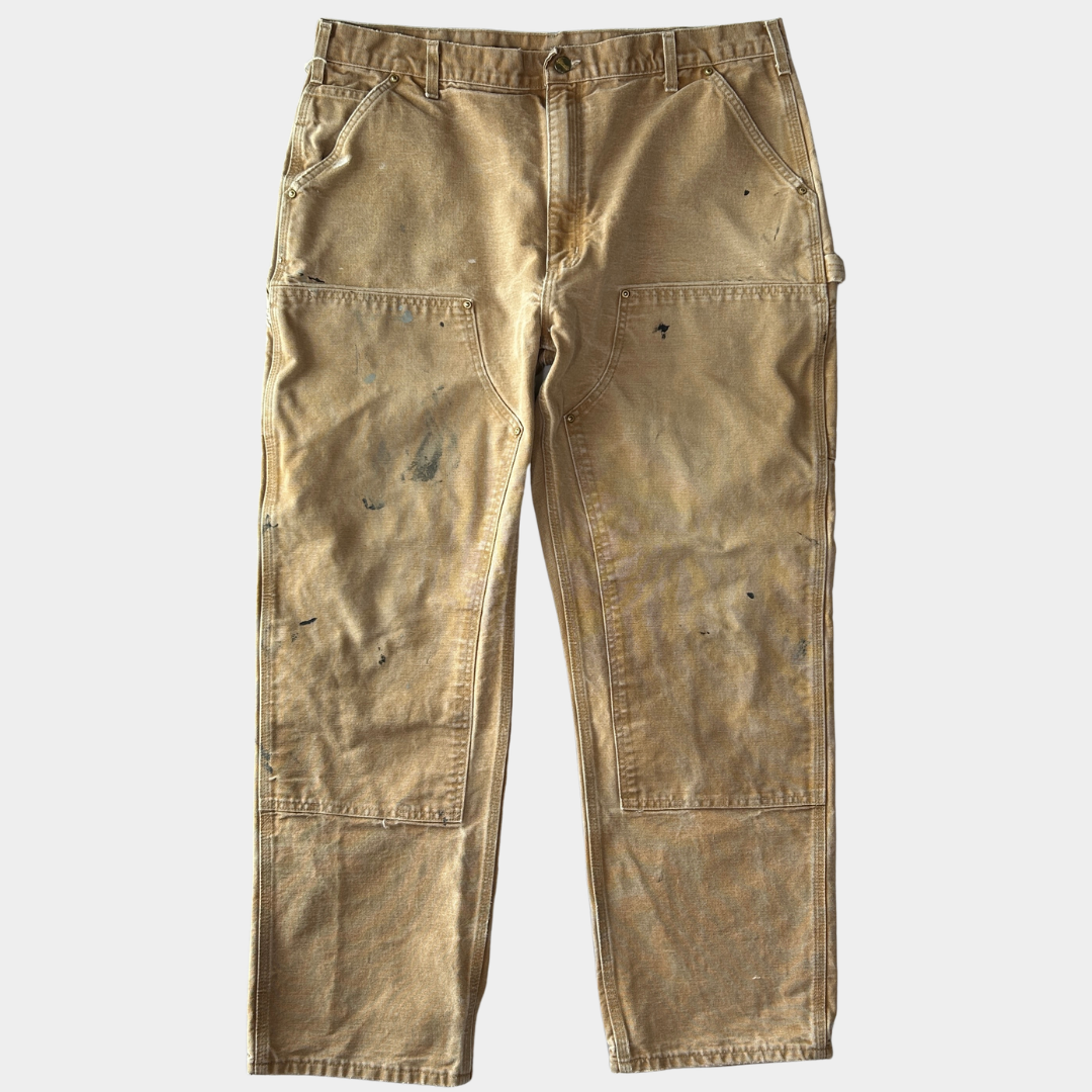 00's Carhartt カーハート ダブルニー ペインターパンツ B01 BRN (40×32)/B3501P-SO