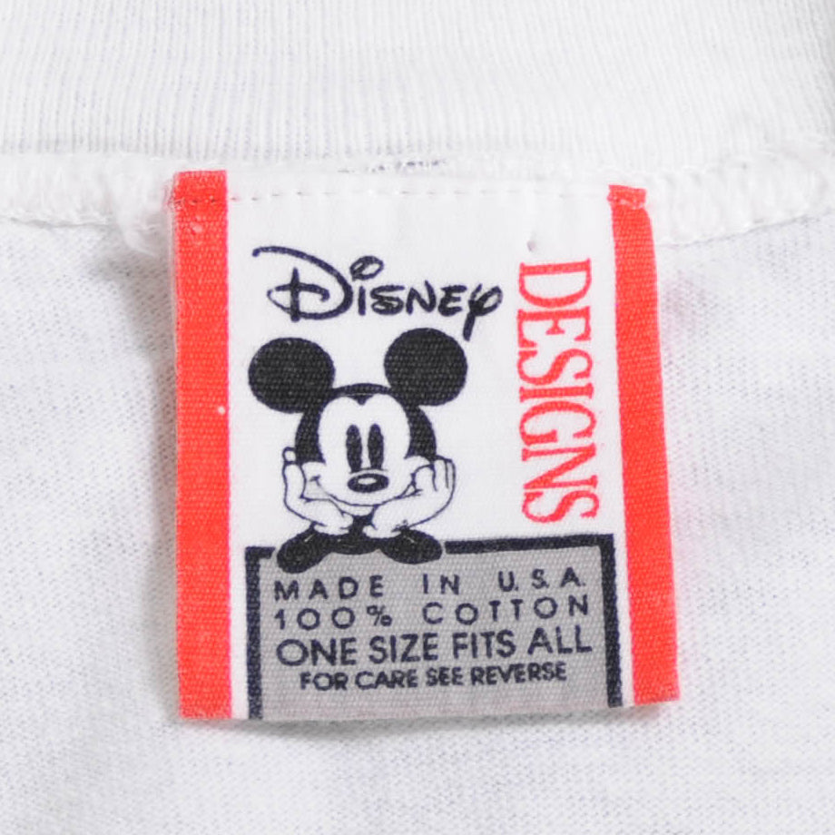 90's Disney 40Years Of Adventure ロングTシャツ 白/A3836T-SO