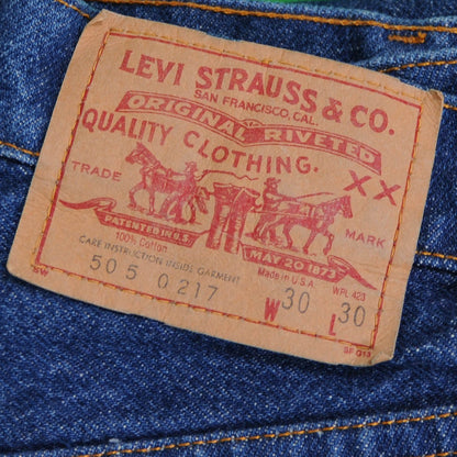 80's Levis 505-0217濃紺 (W30L30)/A0822P-SO